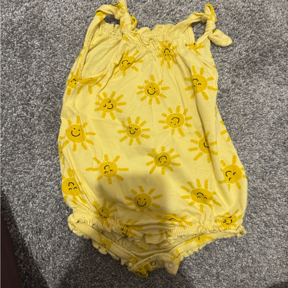 Old Navy Yellow Baby Romper